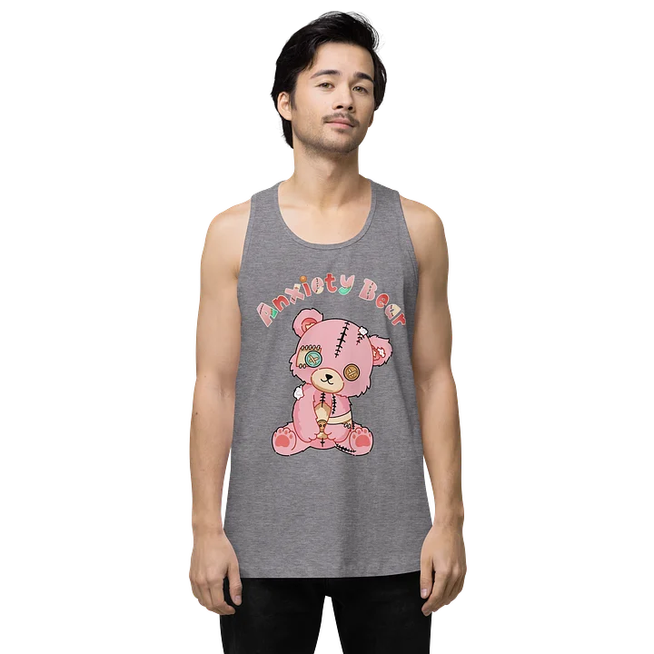 Anxiety Bear Men's Tank Top product image (6)