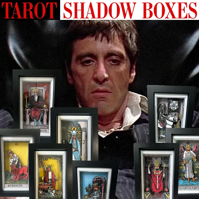 Tarot Shadow Boxes