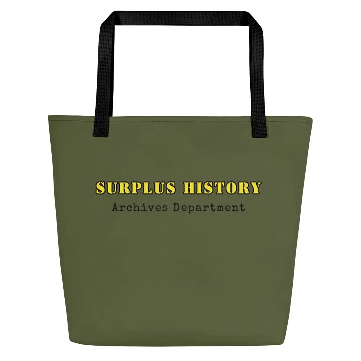 Surplus History Archives Dept. Tote – Olive Drab product image (1)