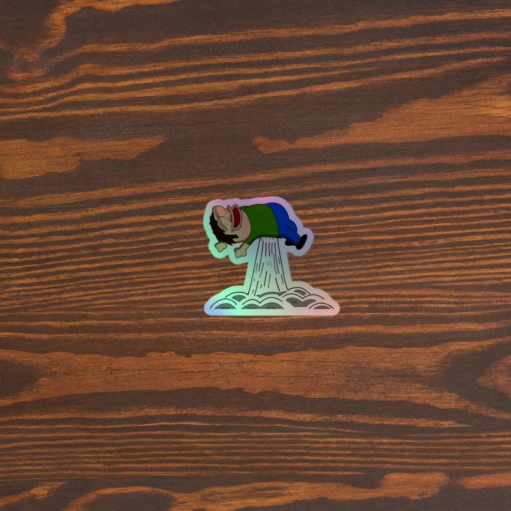 Blast Off Mijo Holographic Sticker product image (3)