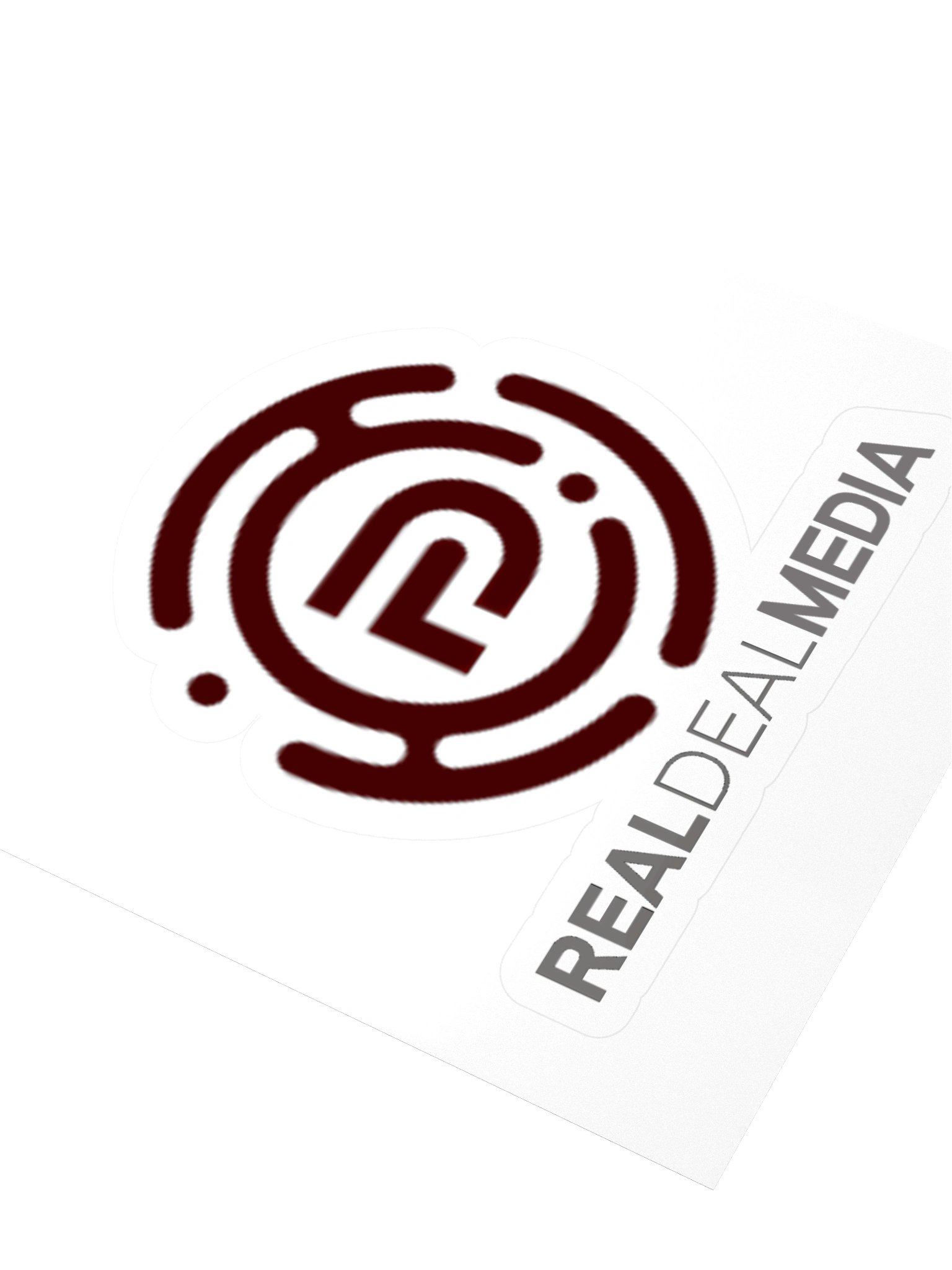 Real Deal Media Logo Kiss Cut Sticker product image (9)