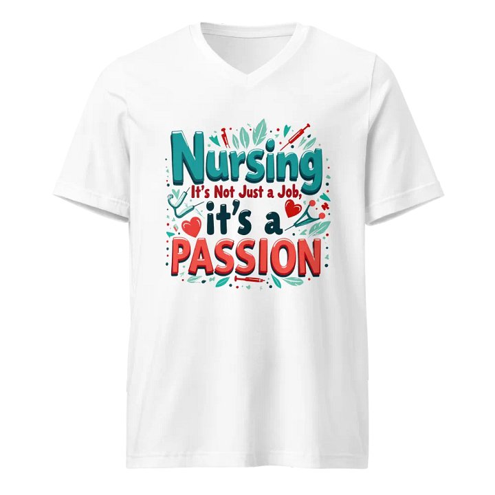 Passionately Nursing V-Neck Tee product image (1)