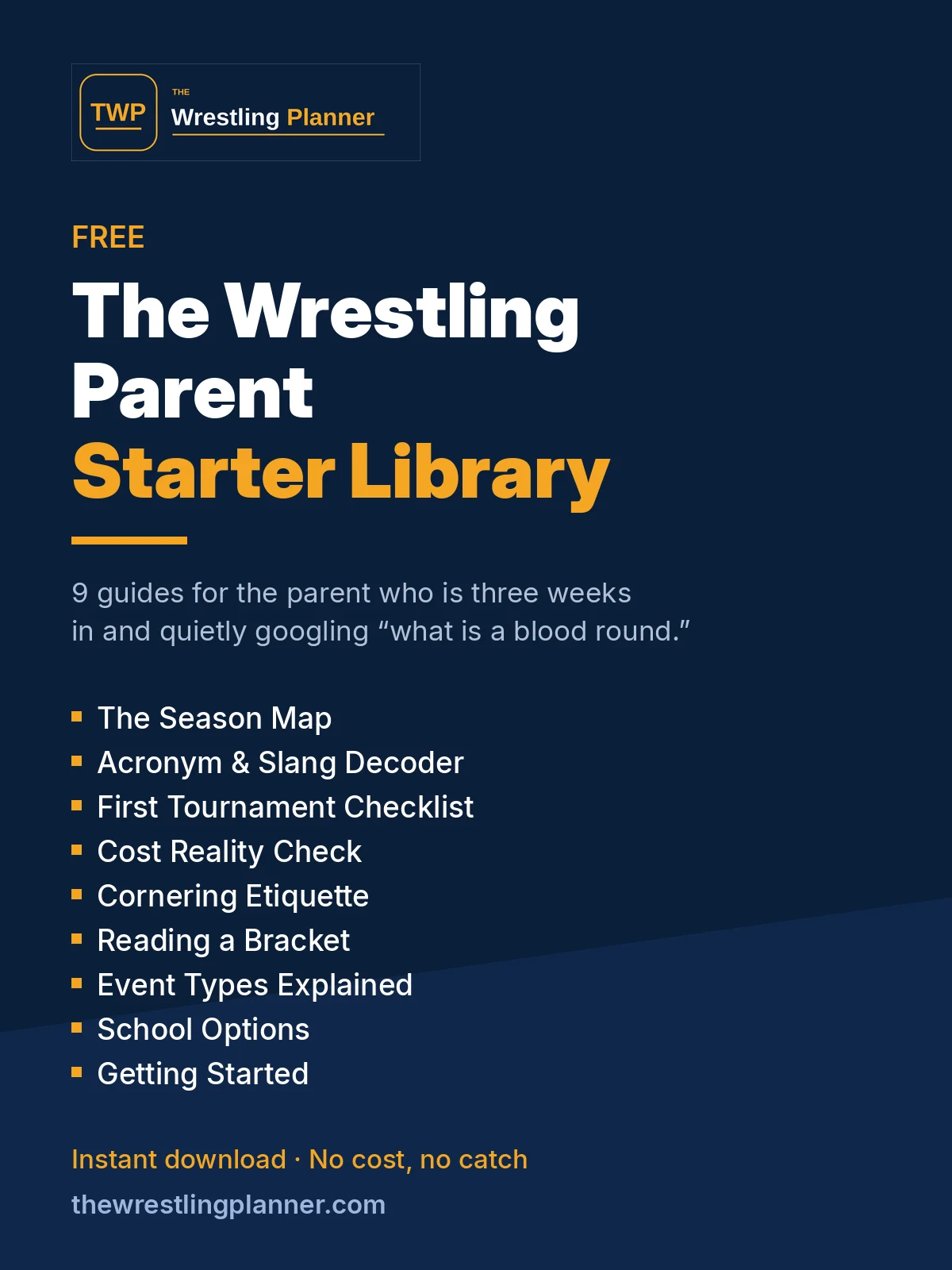 The Wrestling Parent Starter Library — 9 Free Guides product image (1)