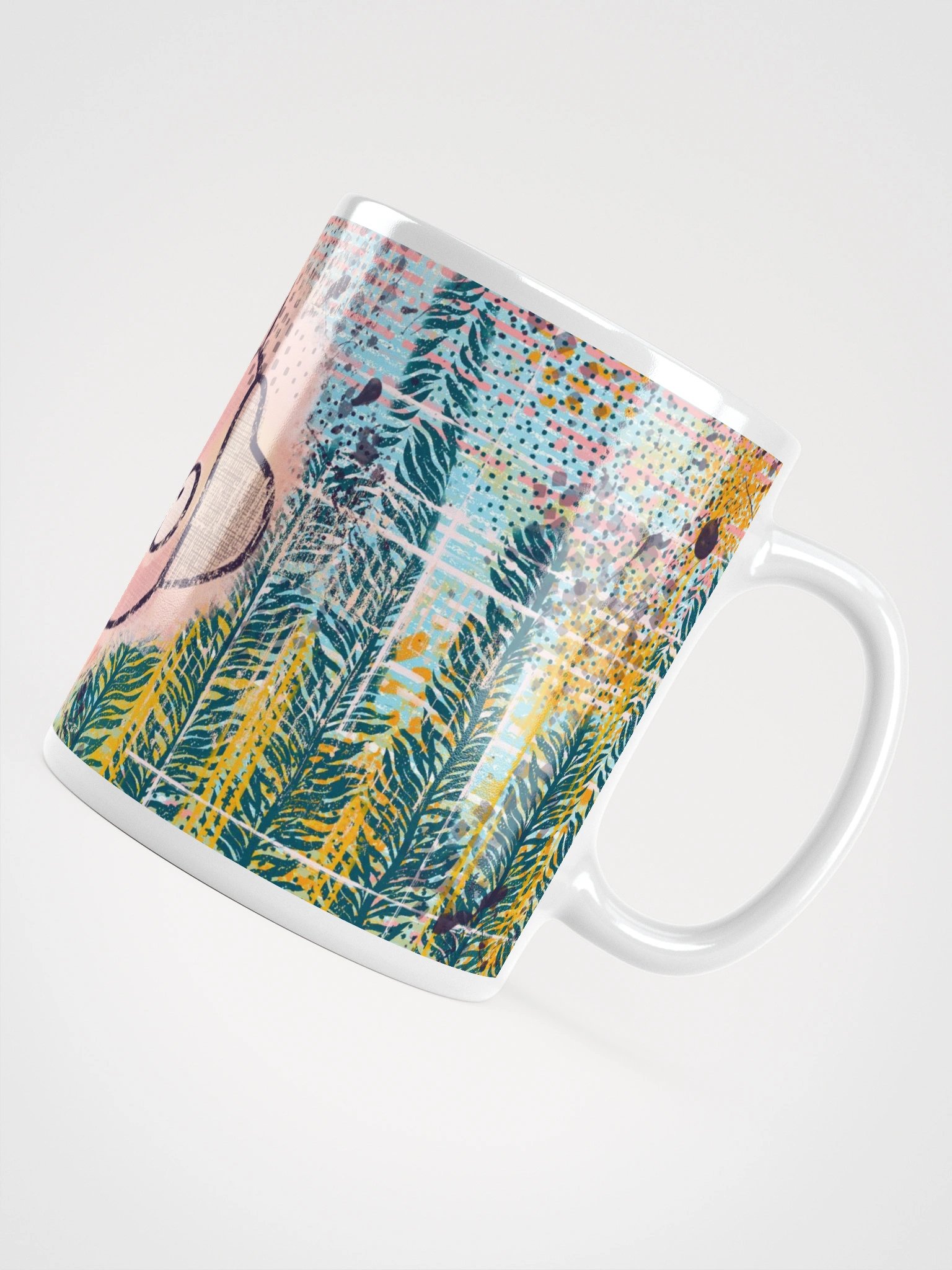 Funny Hand Drawn Cartoon Pig Mug product image (5)