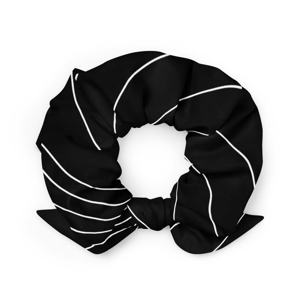Rhythmic Navy/White Waves All-Over Print Scrunchie product image (2)