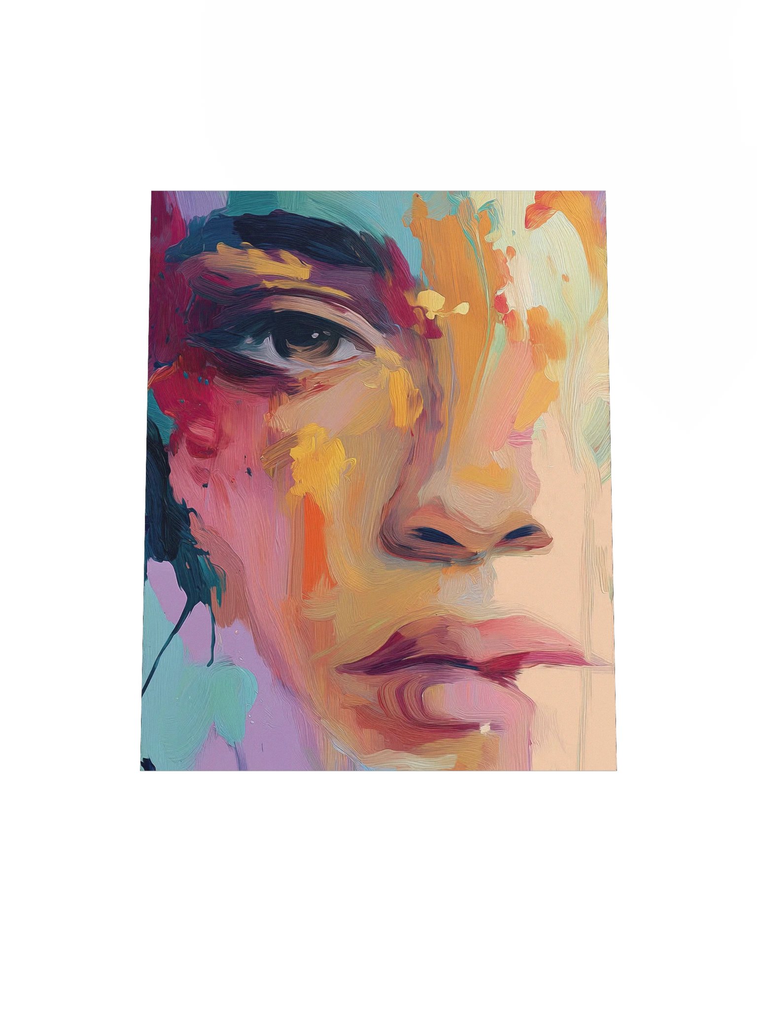 Impressionist Face Poster product image (5)