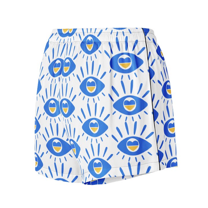 Chic Comfort: Golden Logo All-Over Women's Pajama Shorts product image (3)
