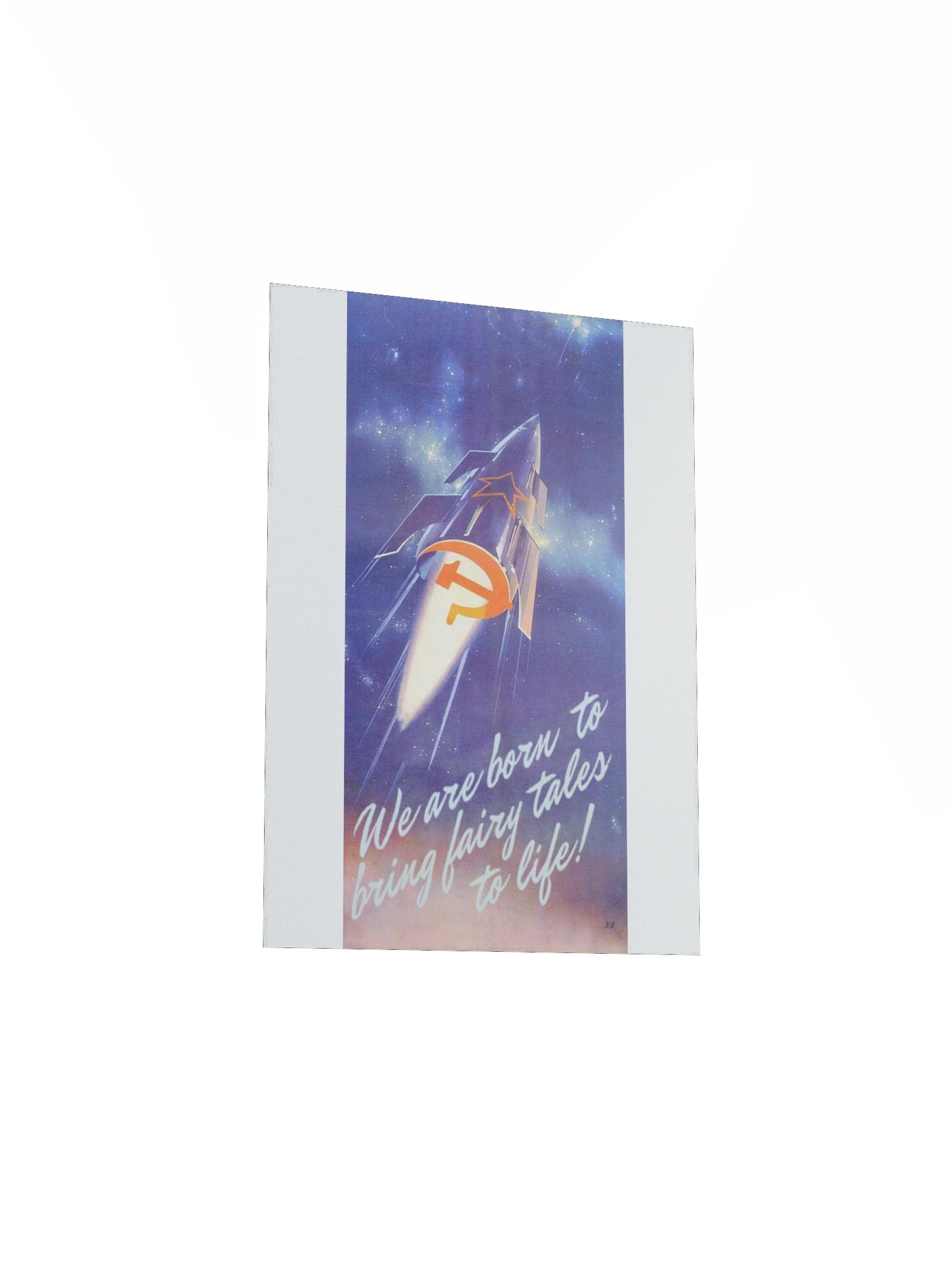 We are born to bring fairy tales to life Poster (white canvas) product image (3)