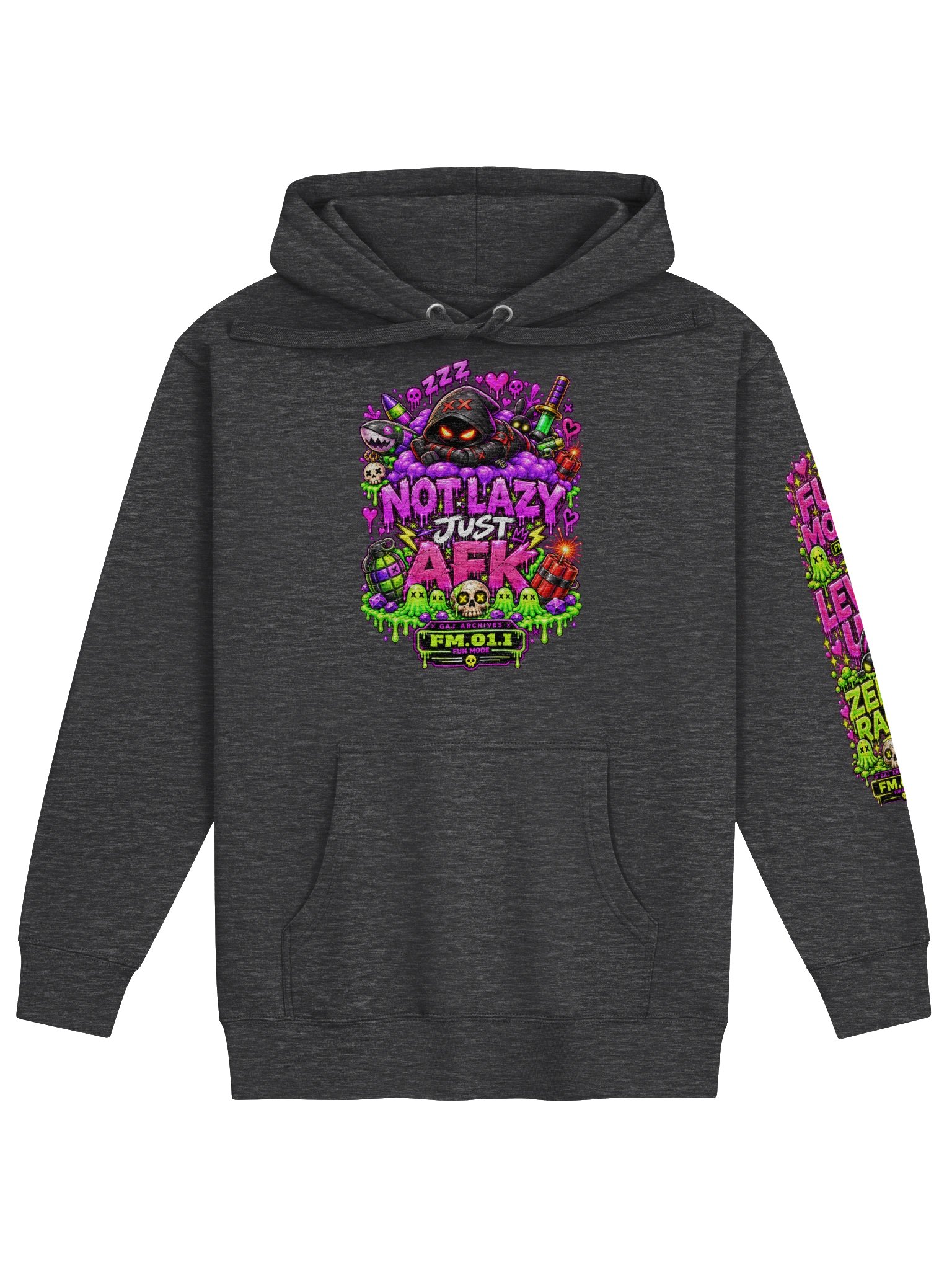 FUN MODE - NOT LAZY, JUST AFK Hoodie product image (1)