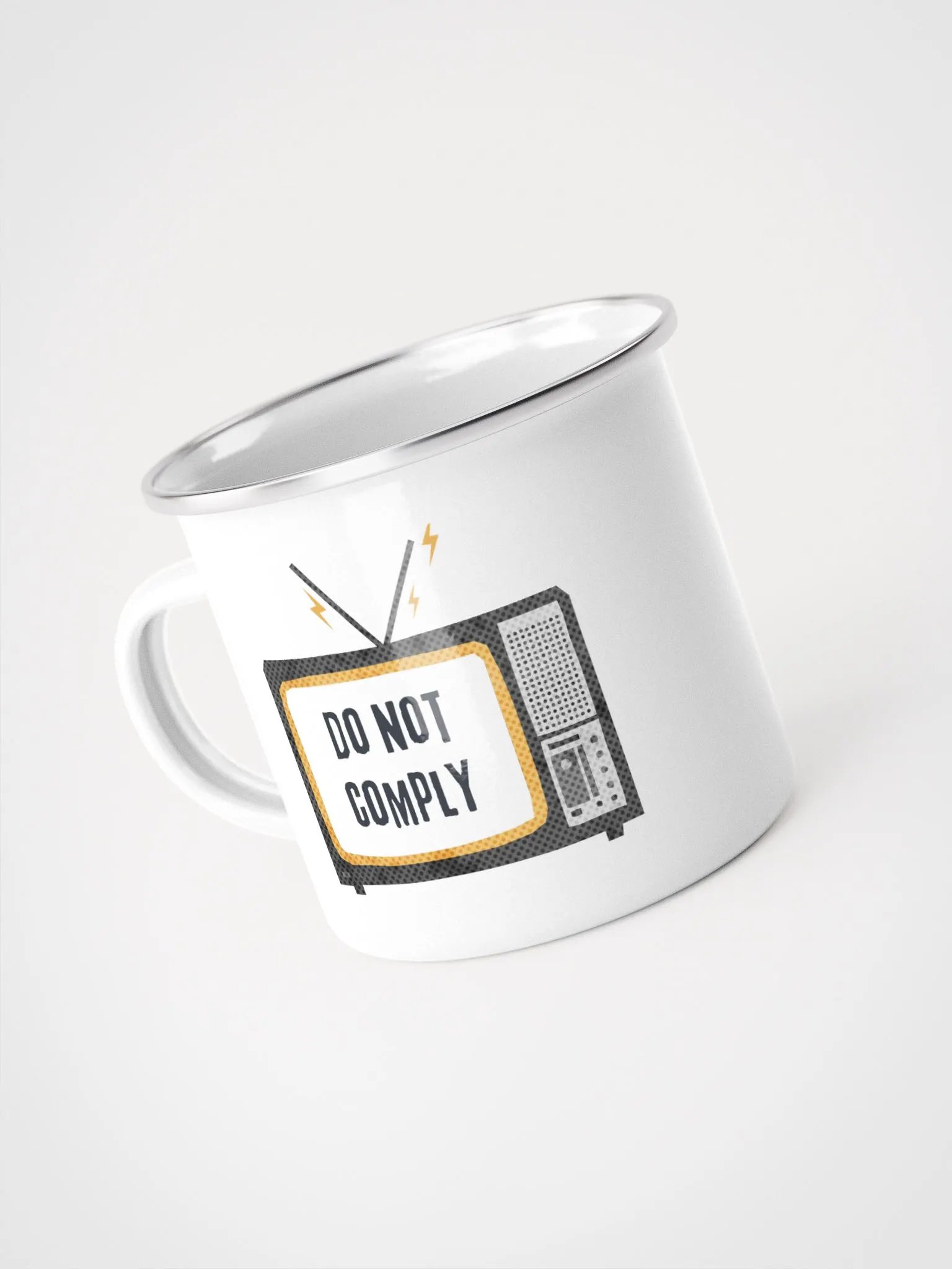 DO NOT COMPLY Enamel Cup product image (1)