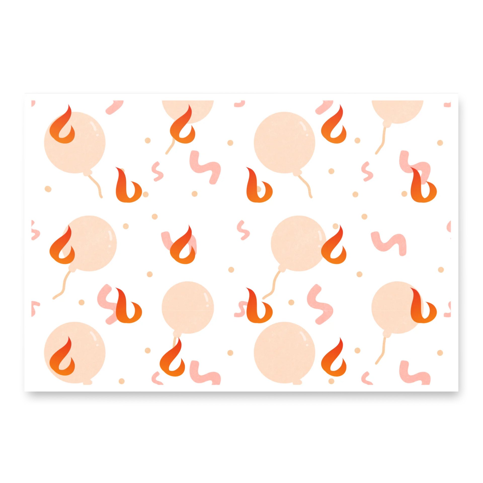 "Burn Birthday" Wrapping Paper product image (1)