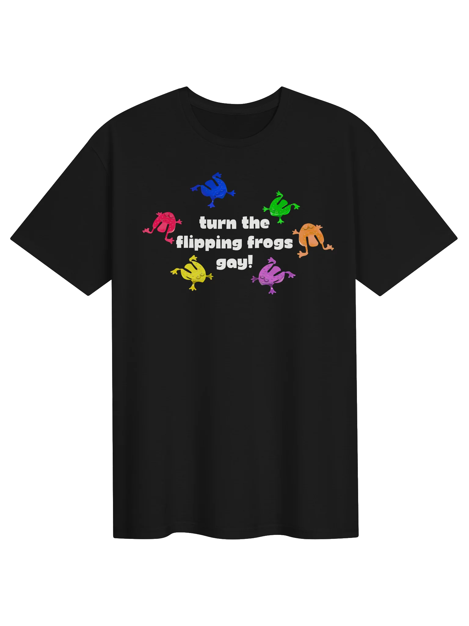 Turn the Flipping Frogs Gay — T-Shirt product image (4)