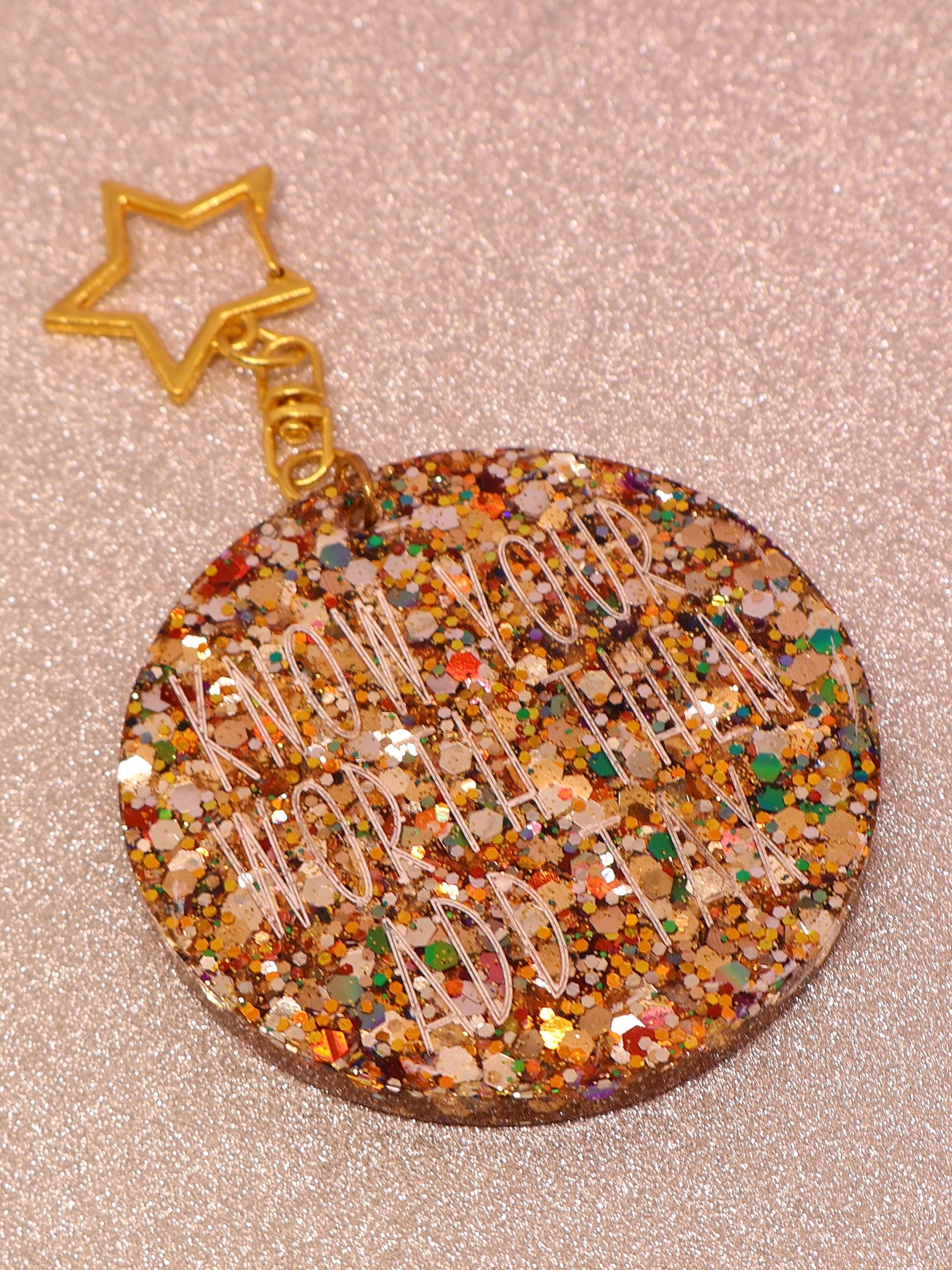 Know Your Worth Keychain product image (2)