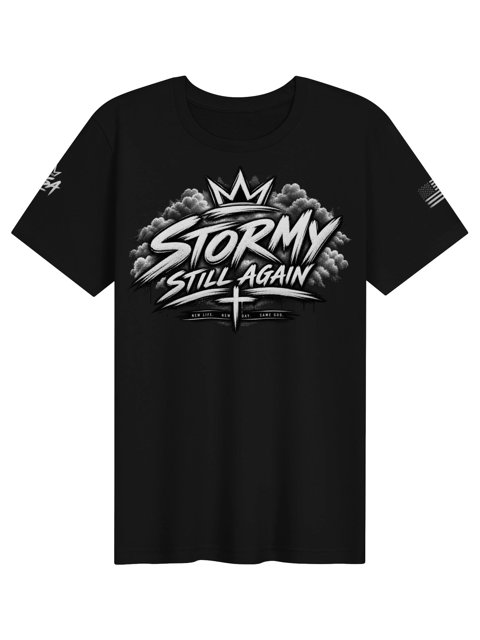 Stormy Still Again Christian Tee product image (6)