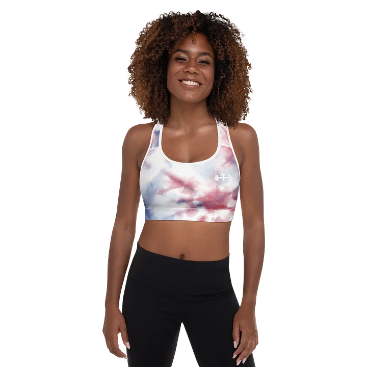 His House Womens Padded Sports Bra - "USA 250th" product image (1)