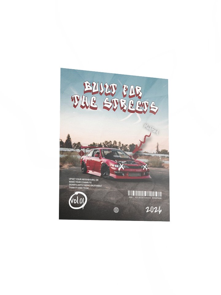 Built For The Streets - Concept Cover Print product image (1)