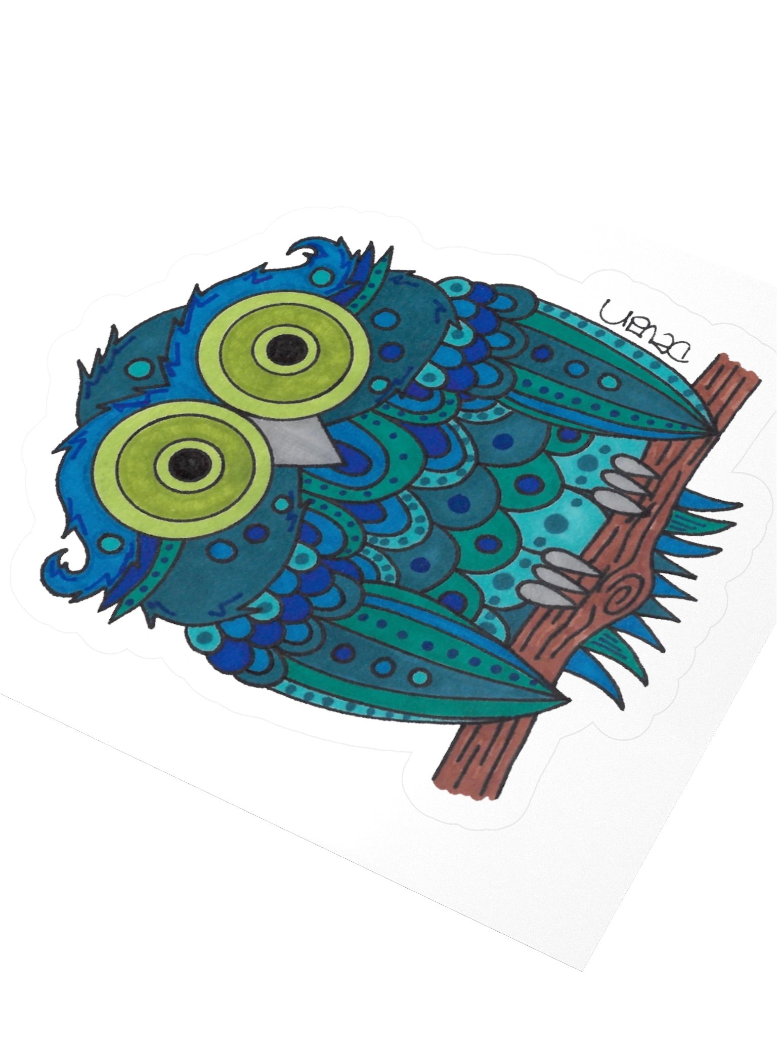 Cousins Owl: River Sticker product image (3)