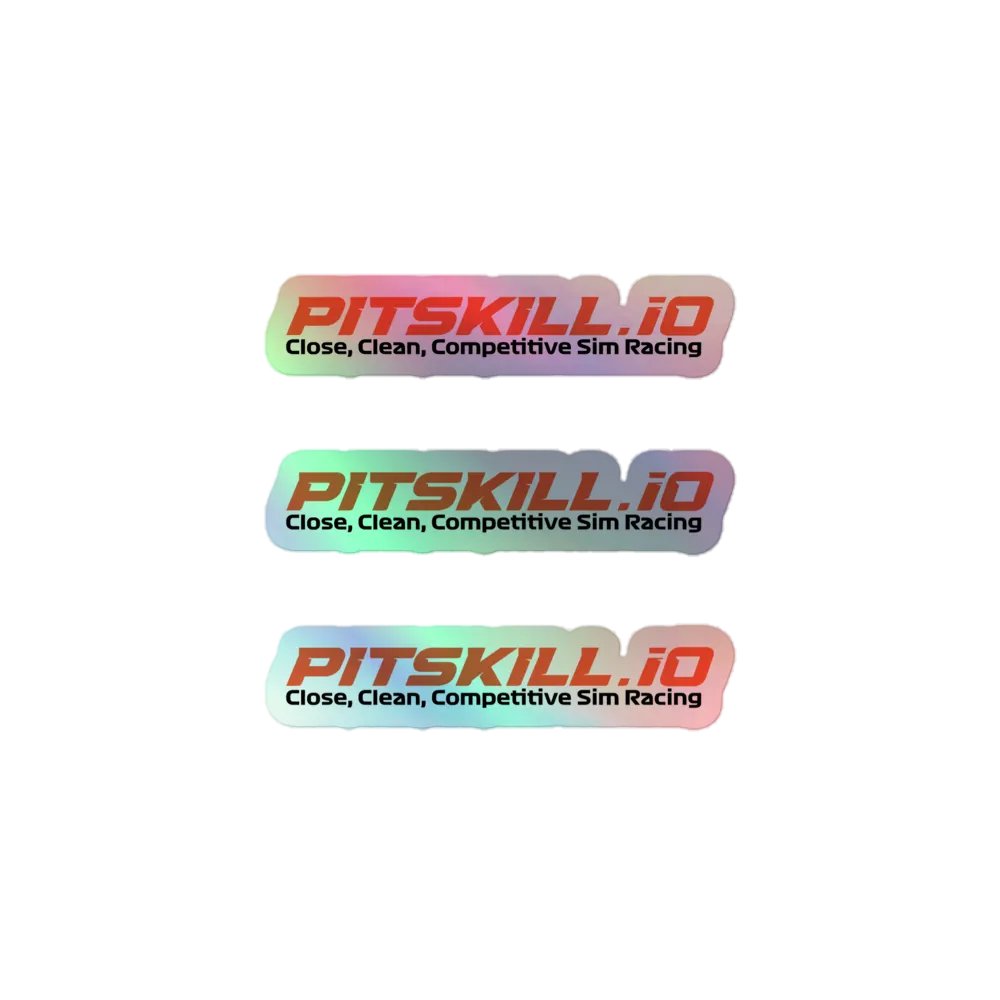 PitSkill Tagline Holo Sticker Sheet product image (1)