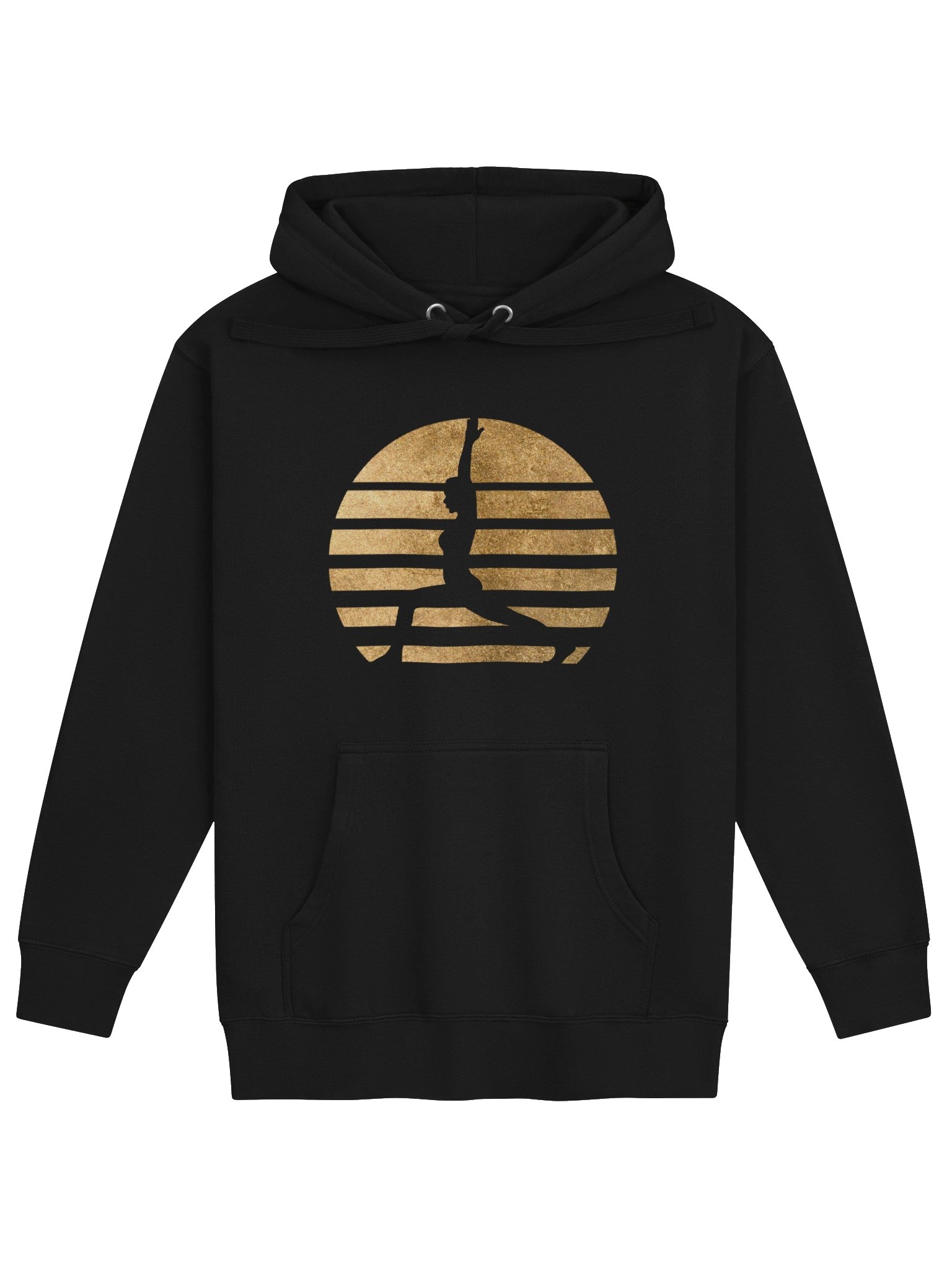 Glitter Golden Yoga Circle Hoodie product image (1)