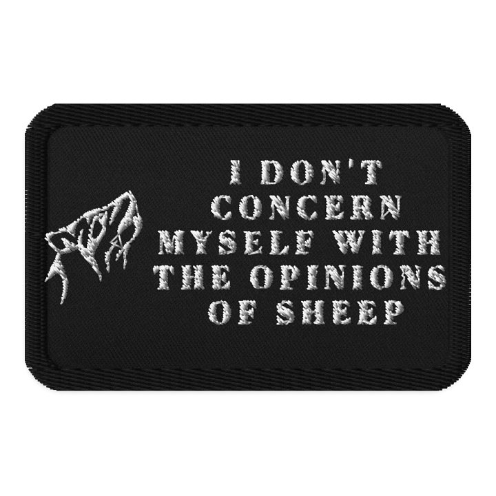 Wolf Embroidered Patch product image (1)