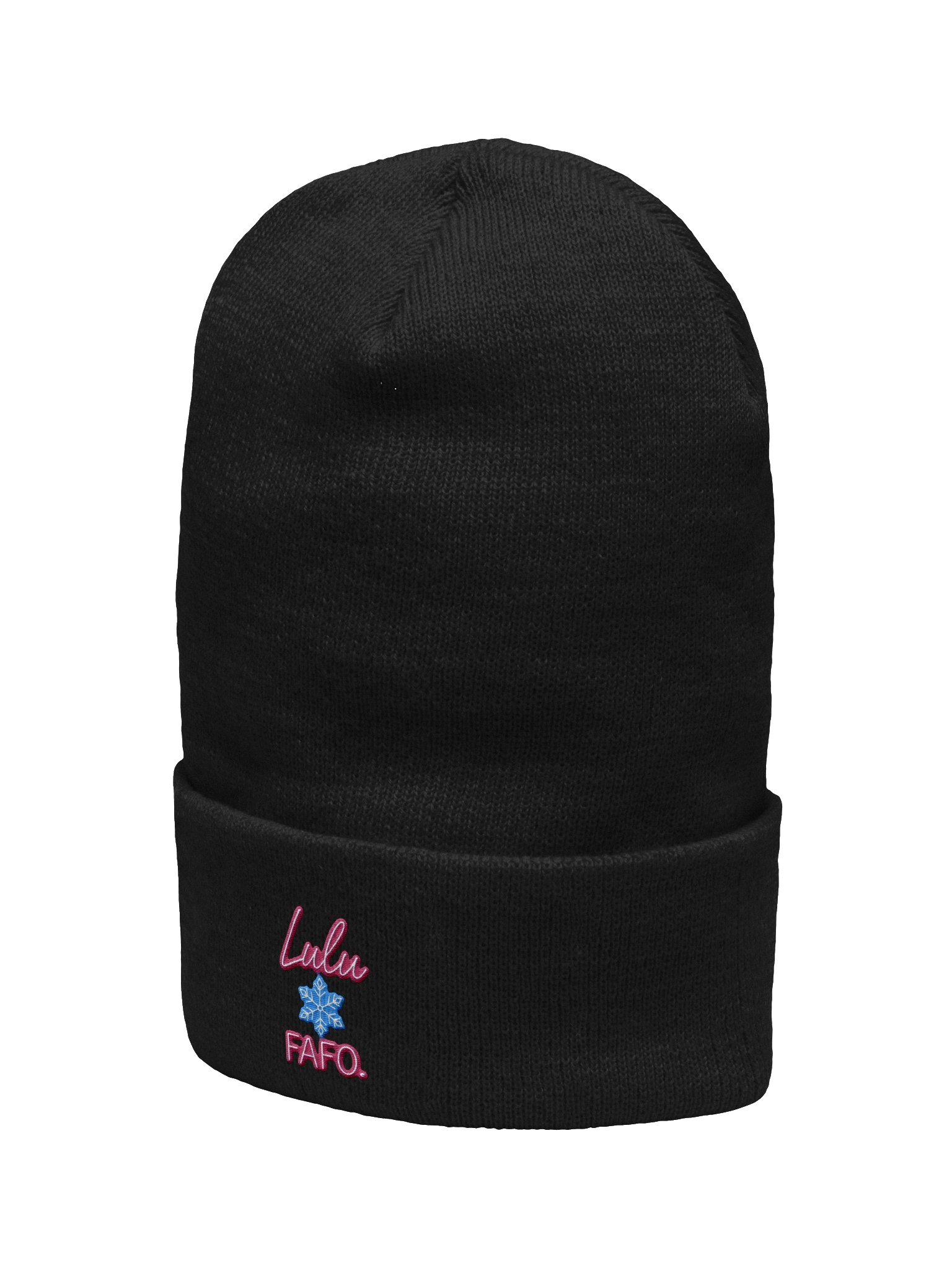Lulu FAFO Snowflake Beanie product image (2)