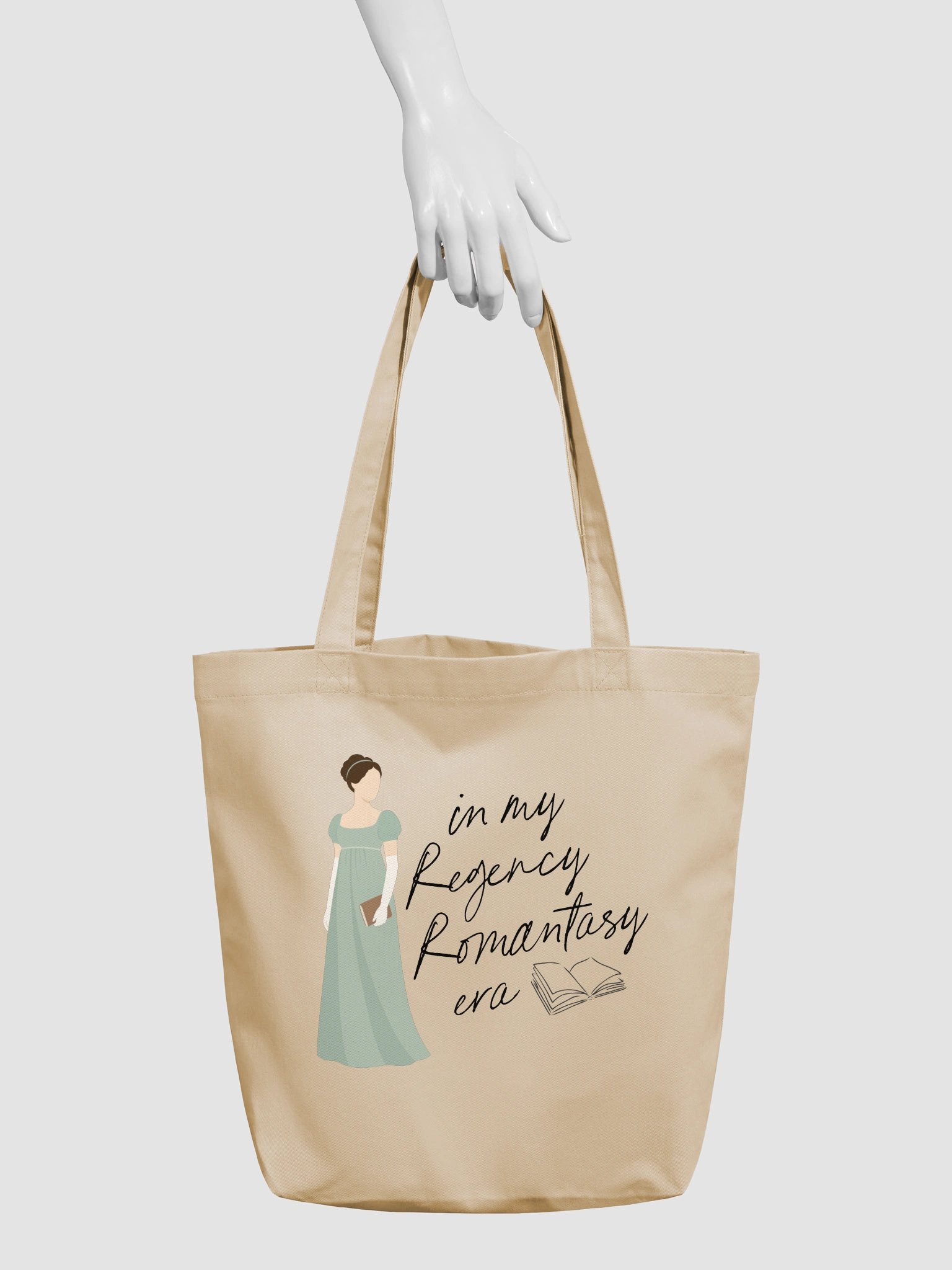 Regency Romantasy Era Econscious Tote Bag | GREEN product image (3)