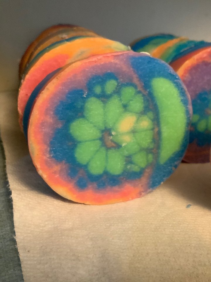 Tie-Dye Sandalwood Soap — Handmade Woodsy Bar Soap product image (1)