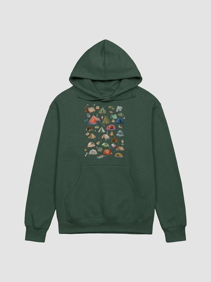 Camping Gear Collage Adult Hoodie product image (2)