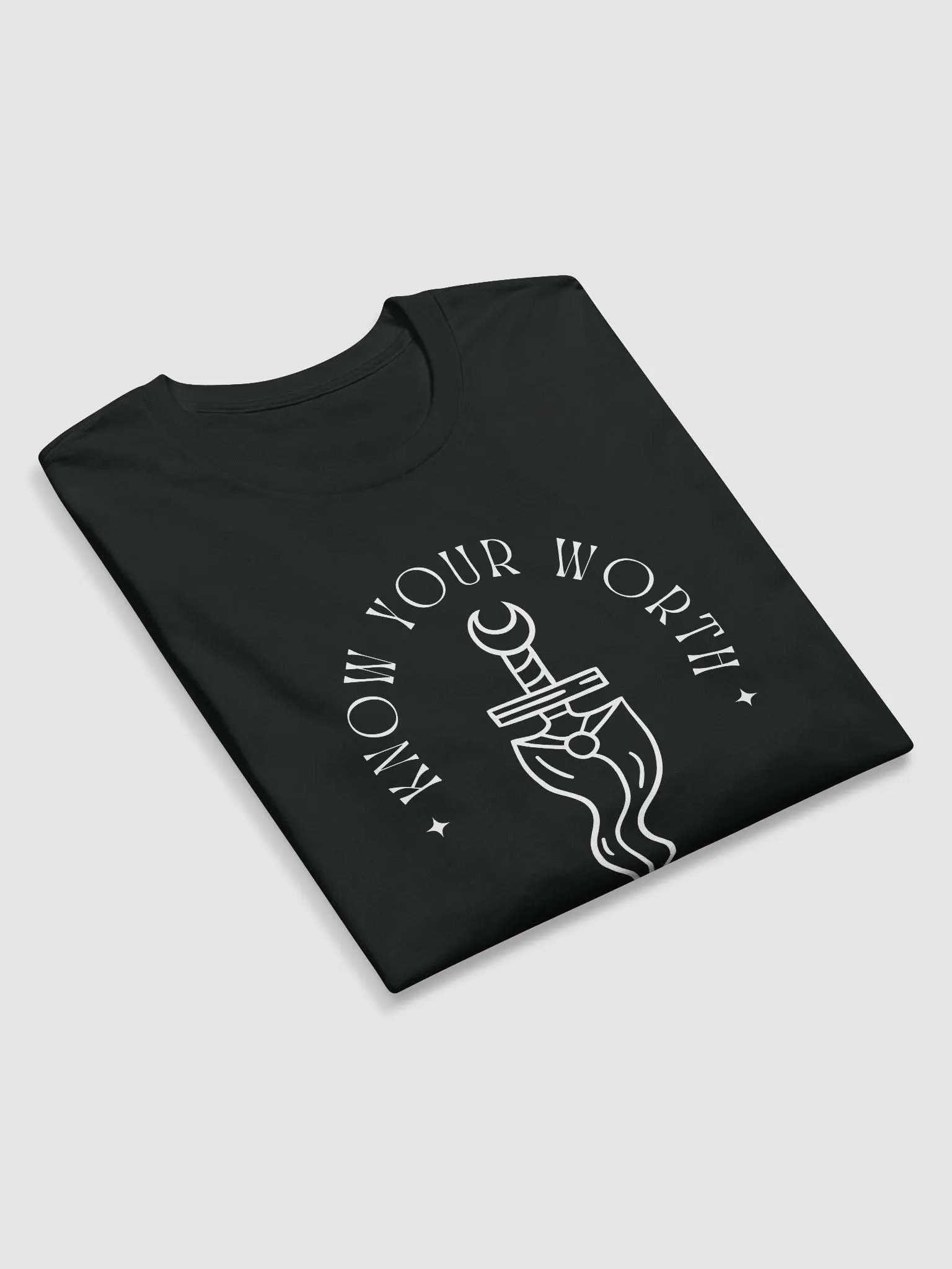 Know Your Worth Premium Fitted Printed Long Sleeve product image (6)