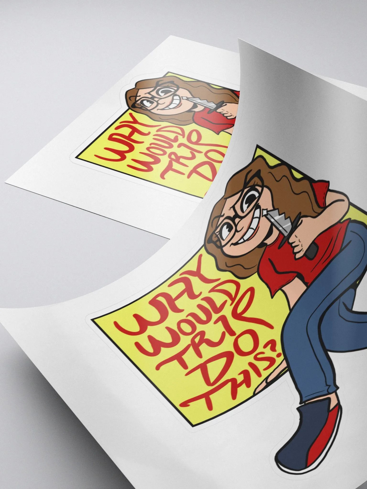 Why Would Trip Do This? - Sticker product image (4)