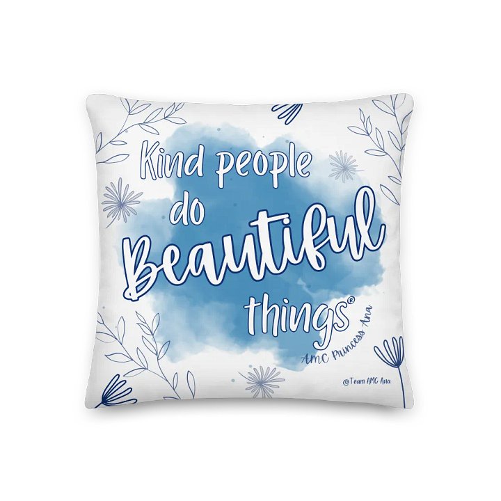 KPDBT - White/Blue Pillow product image (1)