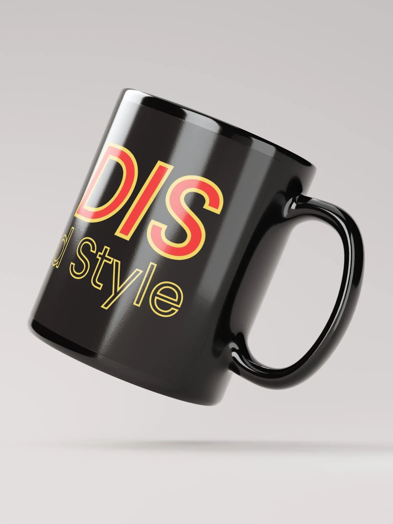 (NEW) Aloha DIS Plumeria Black Mug product image (2)