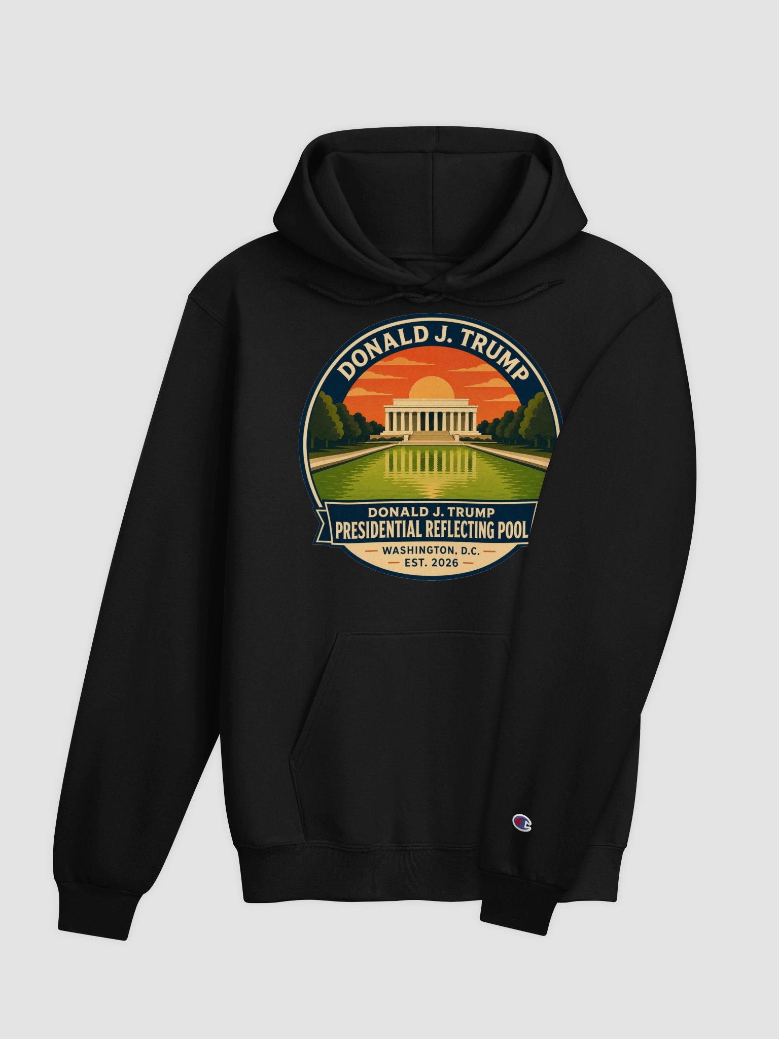 Champion Unisex Hoodie - Donald J. Trump Presidential Reflecting Pool™ product image (4)