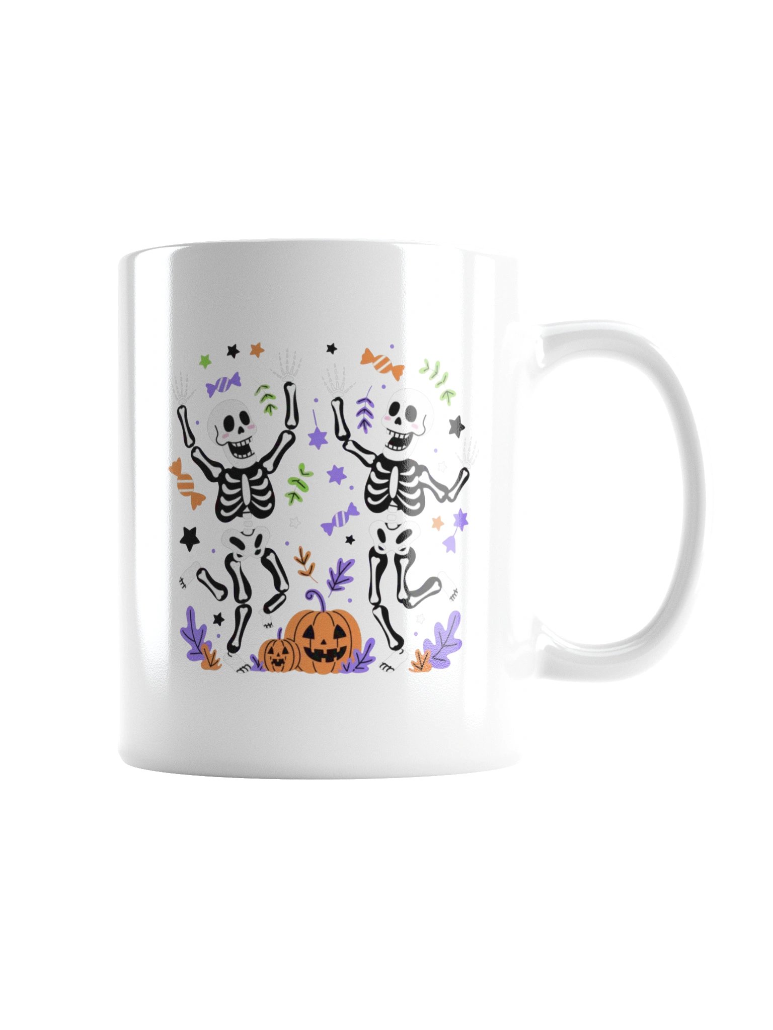 Dancing Skeleton Halloween Fun Coffee Mug product image (9)