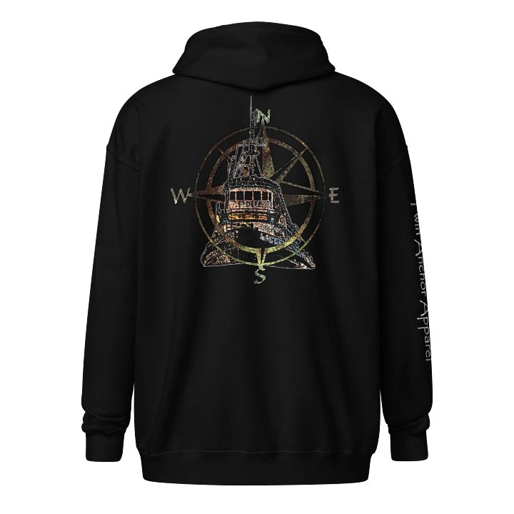 Compass Rose Pacific Falcon – Maritime Heritage | Twin Anchor Apparel Fog Harbor Line product image (1)