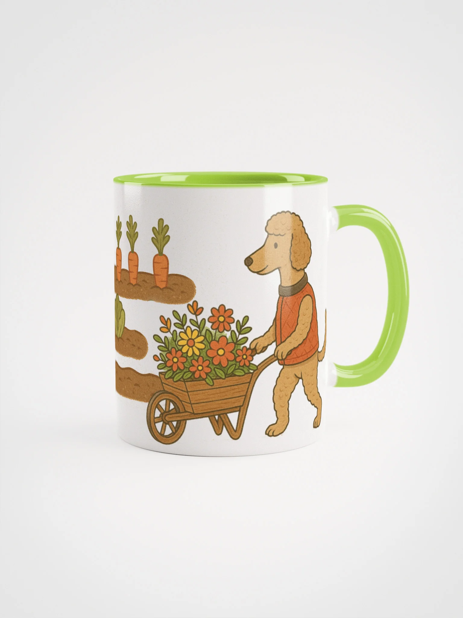 gardening with poodles mug product image (1)