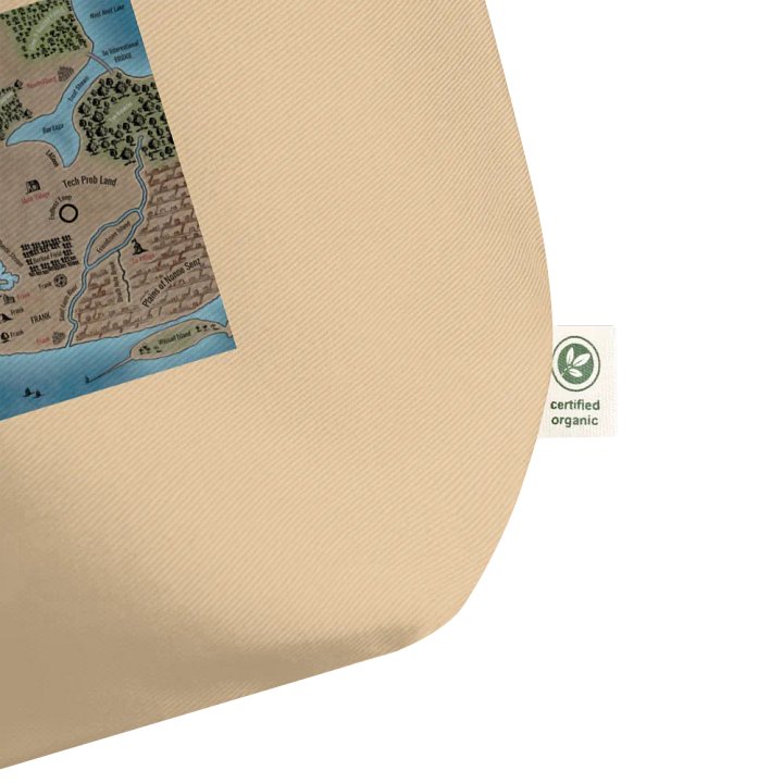 Qweendom map two-sided tote product image (2)