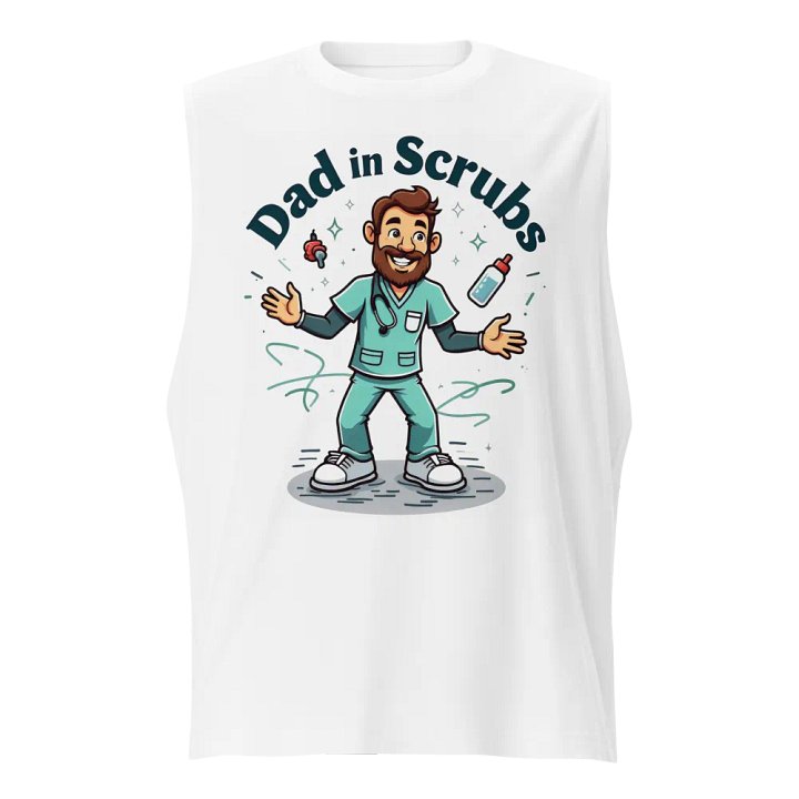 Dad in Scrubs Muscle Tank product image (1)