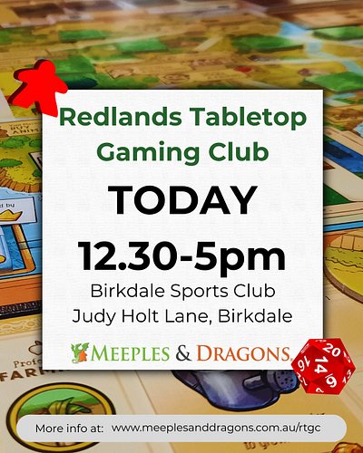 It's game day! D&D tables are currently full, but the board game library will be available for anyone who wants to get a game...