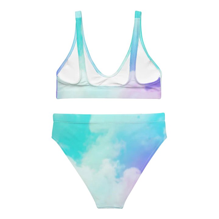 Blur cloud rainbow Design High Waisted Bikini - V2 product image (1)
