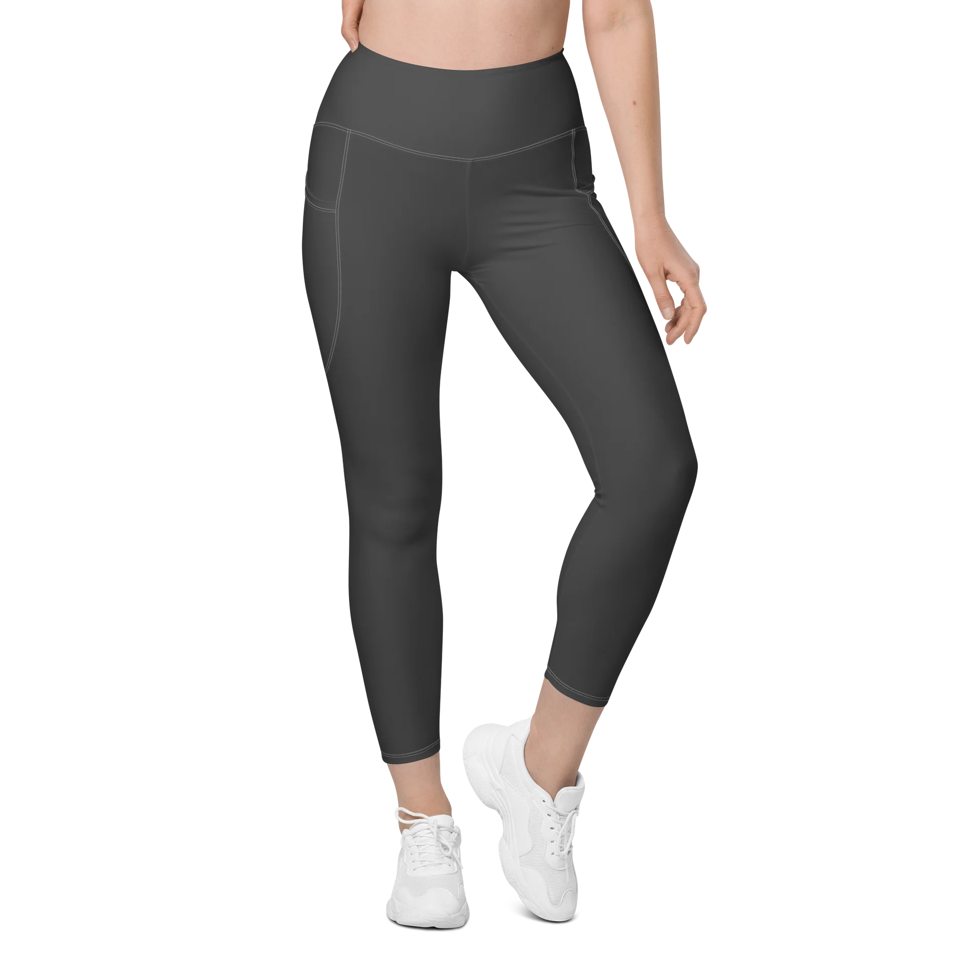 Gray Leggings with Pockets product image (1)