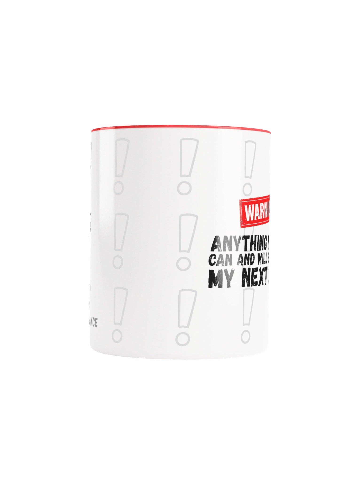 Warning! Ceramic Mug (Lefty) product image (9)