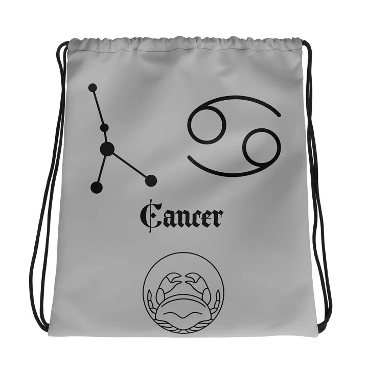 Stellar Cancer Drawstring Backpack product image (1)