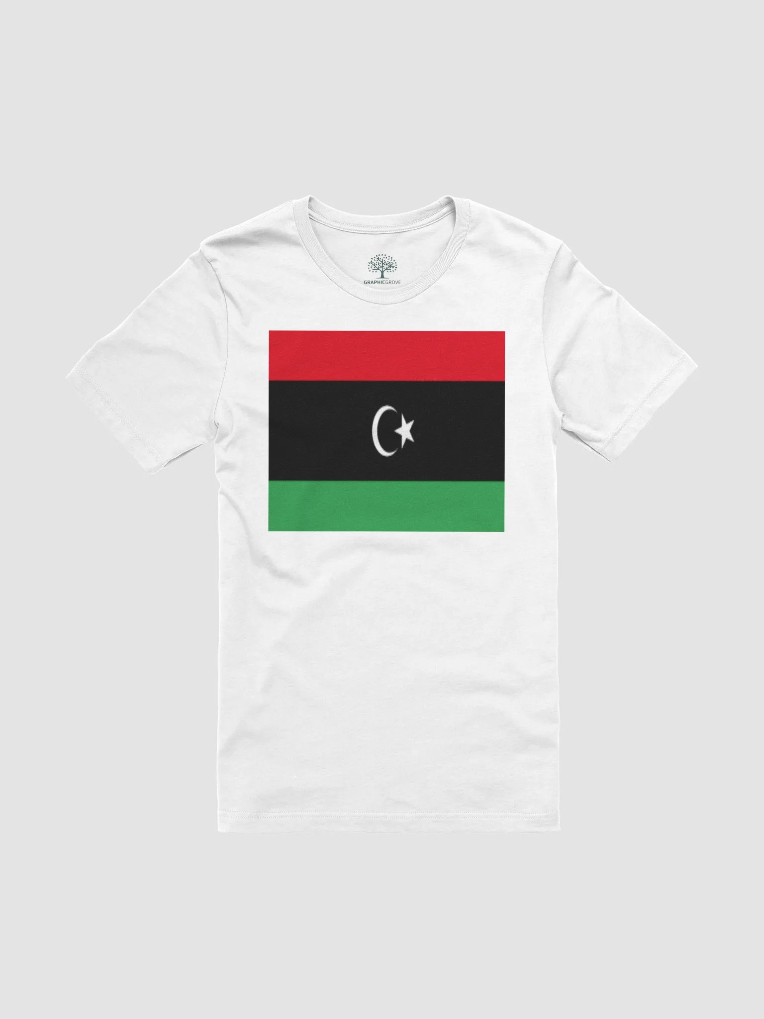 Graphic Grove Supersoft Unisex Libyan Flag T-Shirt - Exclusive product image (3)