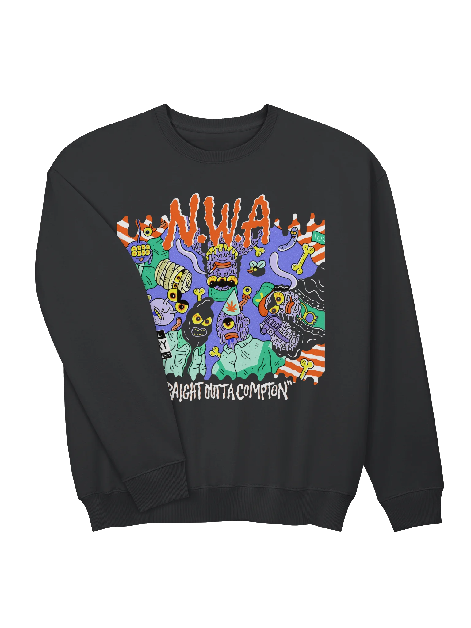 Straight Outta Compton Monster Graphic Sweatshirt product image (13)