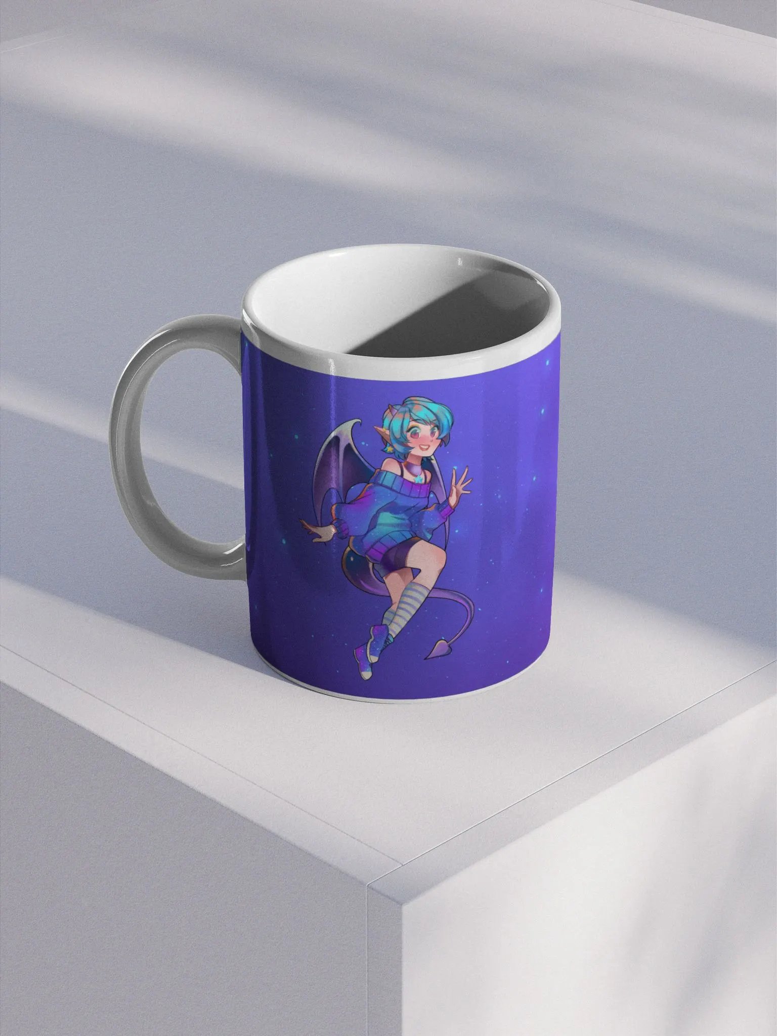Pinipy The Demon Glossy Mug product image (2)