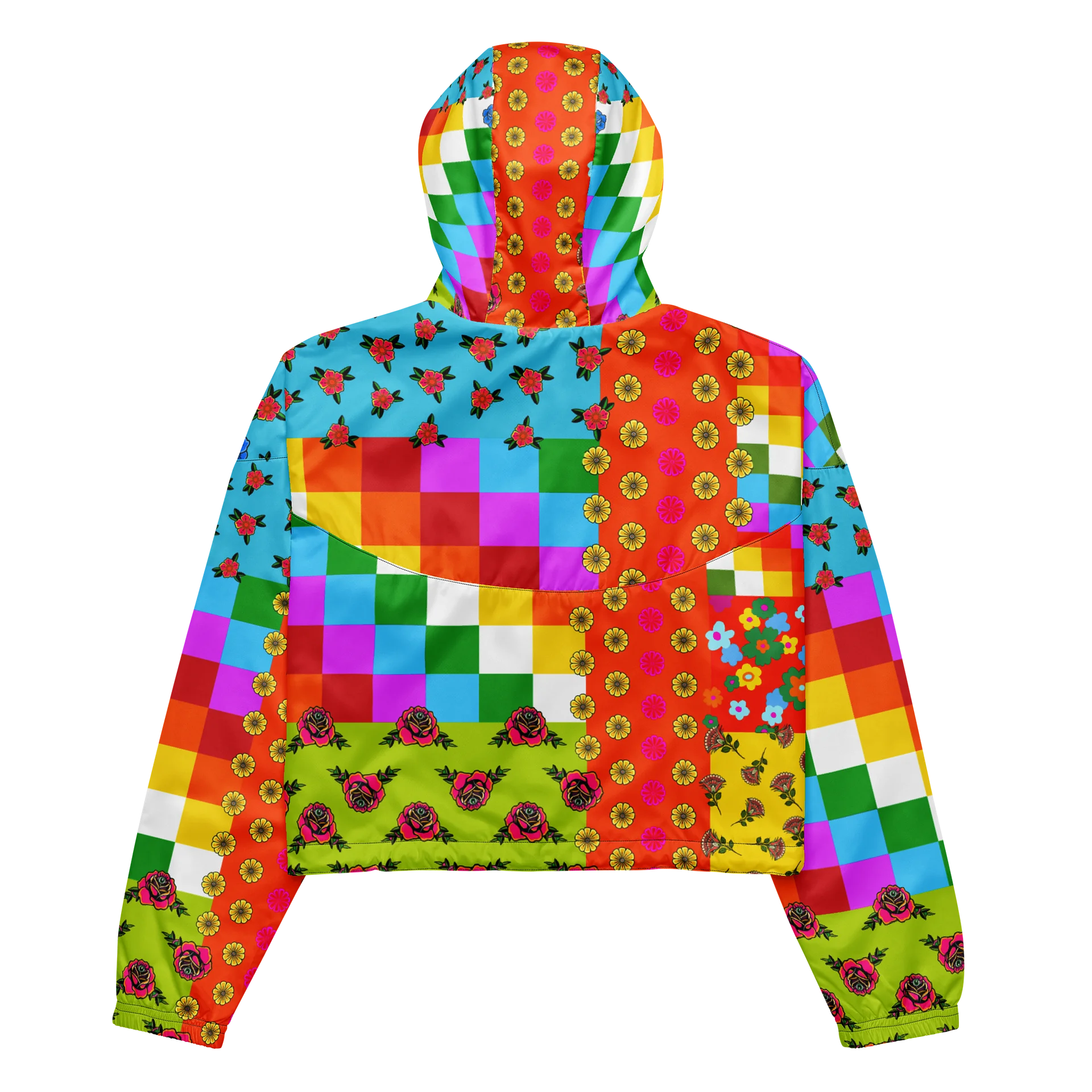 Wipala Flor Cropped Windbreaker product image (5)