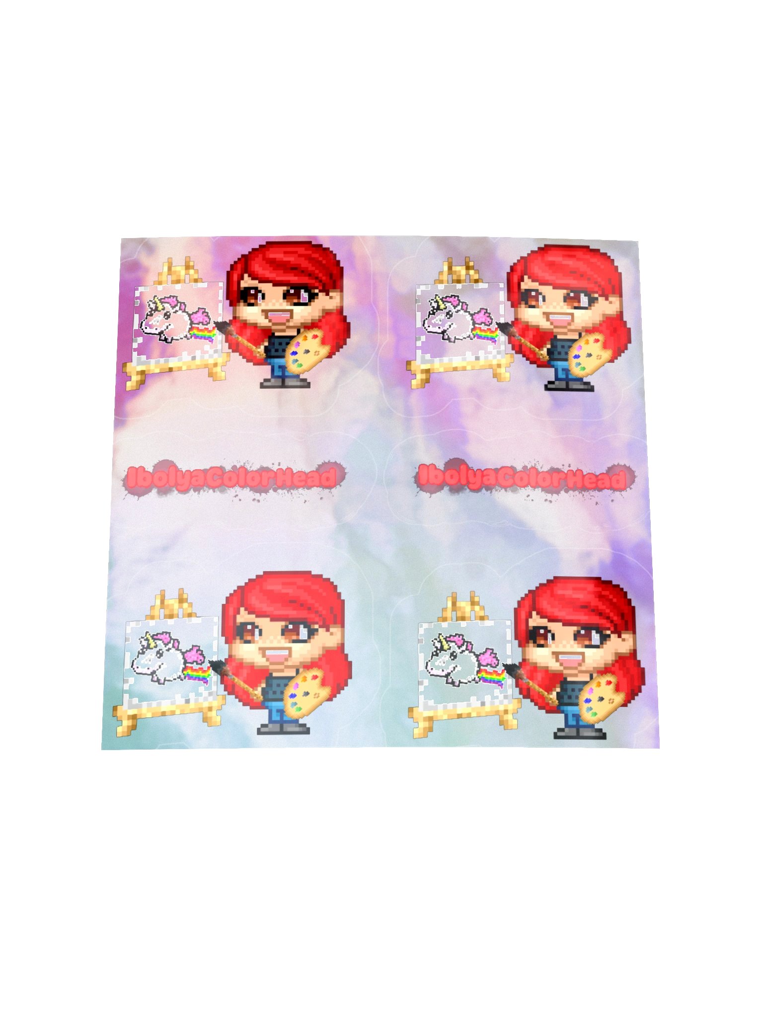 CuteLittlePainting Holographic Sticker product image (1)