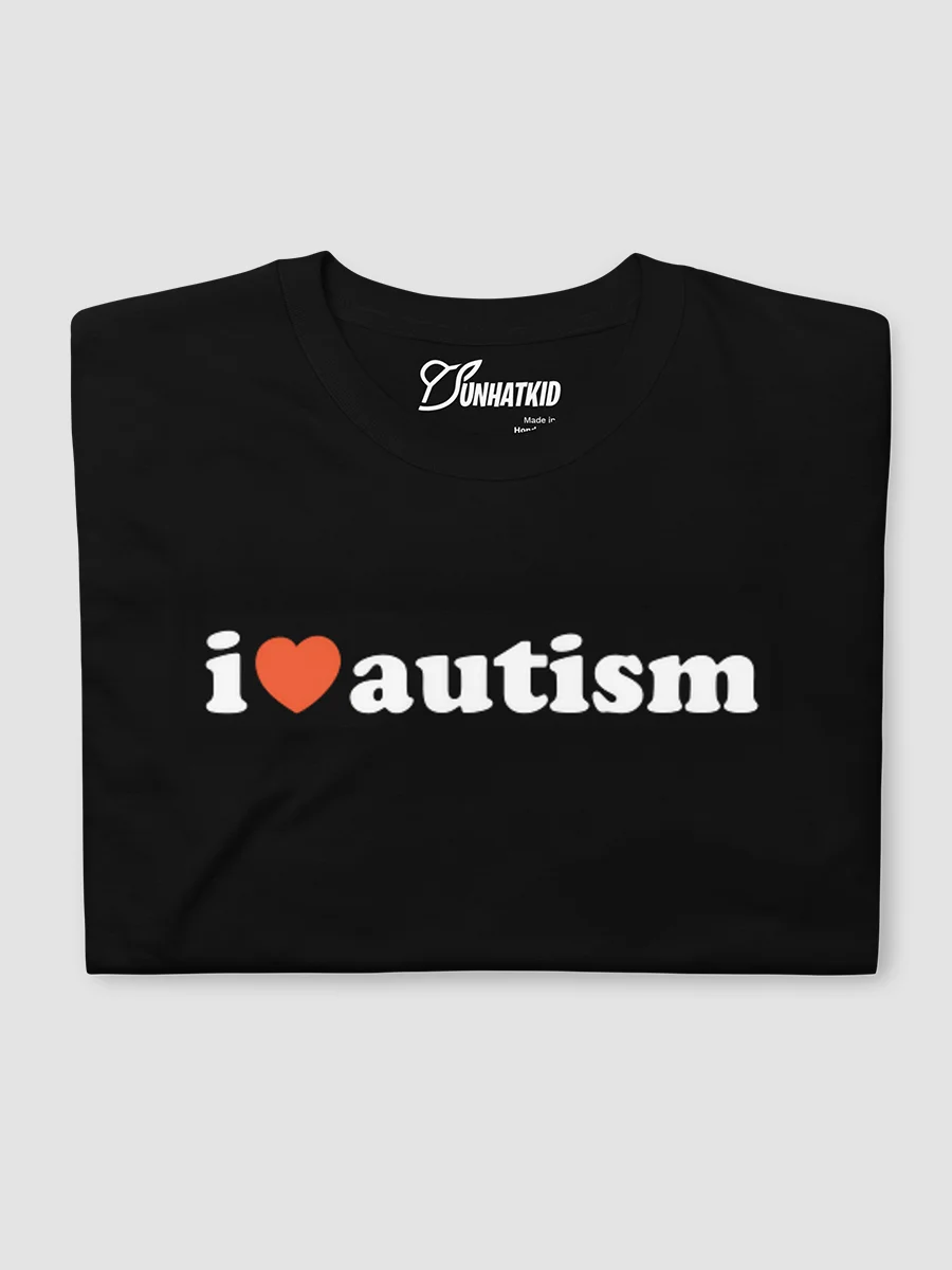 I Heart Autism Black Tee product image (5)
