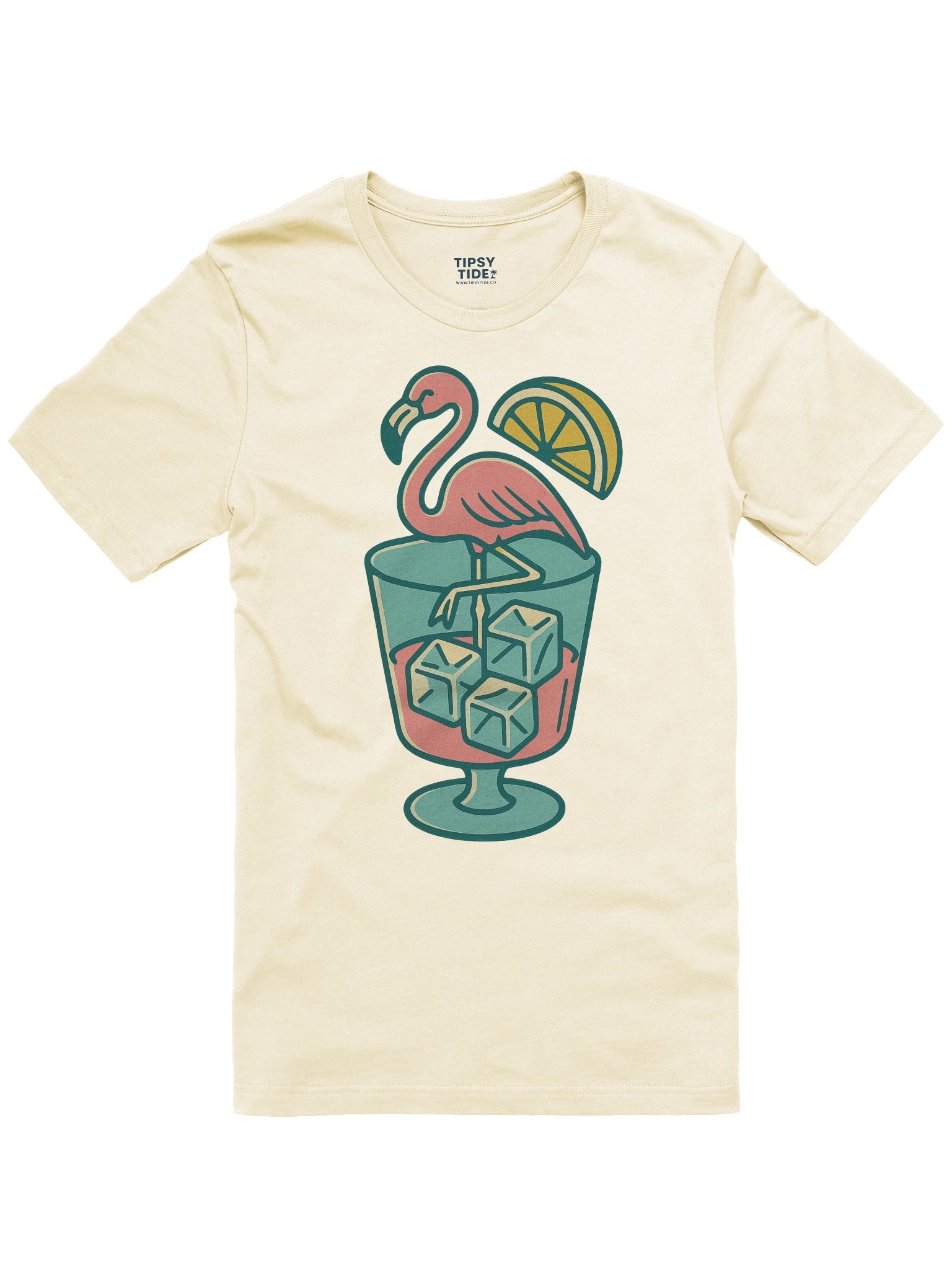 Flamingo Delight Retro T-Shirt product image (1)